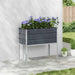 Jardinieră Antracit 100 x 45 x 90 cm Oțel Galvanizat - WALTI WALTI