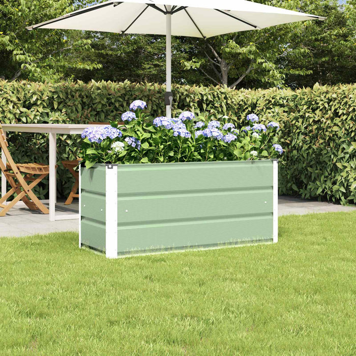 Jardinieră Verde 100 x 40 x 45 cm Oțel - WALTI WALTI