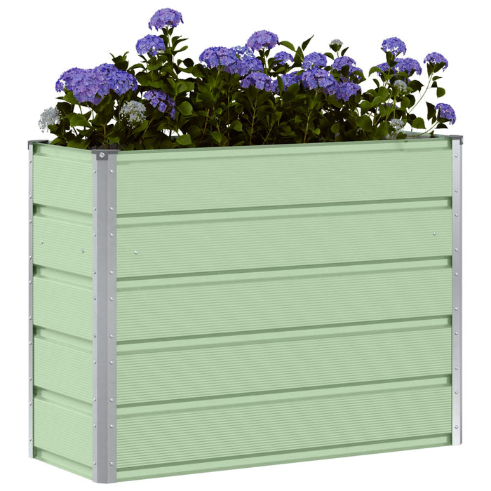 Jardinieră Verde 100 x 40 x 75 cm Oțel - WALTI WALTI