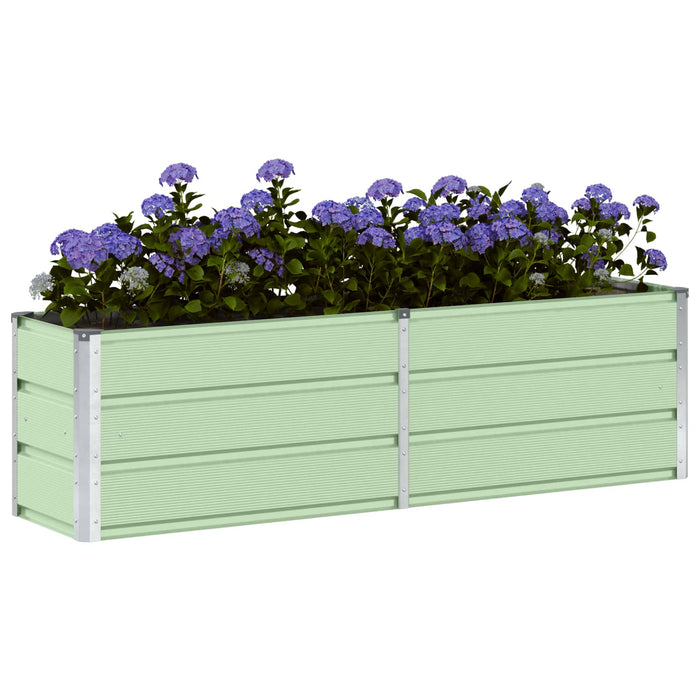 Jardinieră Verde 160 x 40 x 45 cm Oțel - WALTI WALTI