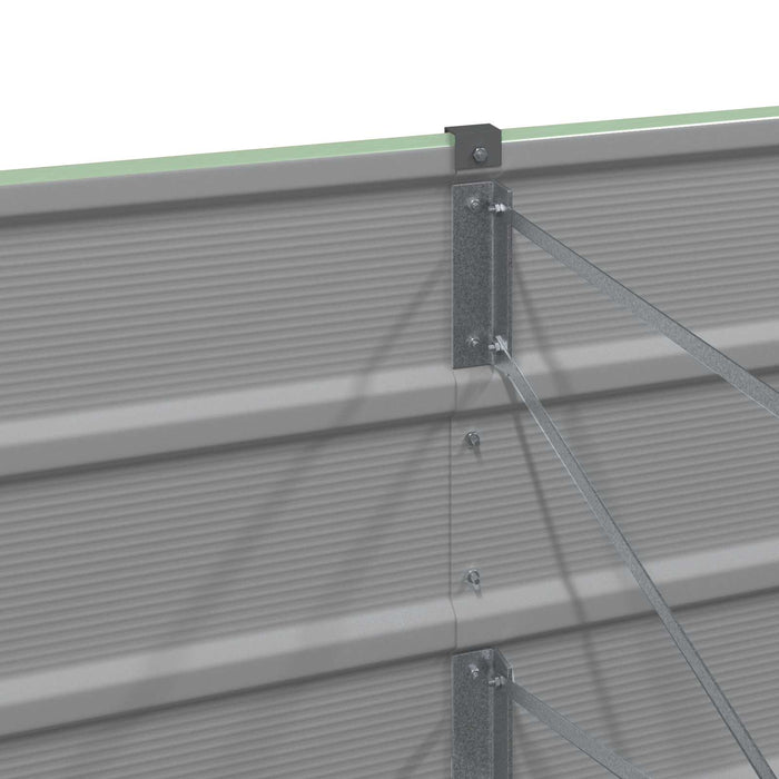 Jardinieră Verde 160 x 80 x 45 cm Oțel - WALTI WALTI