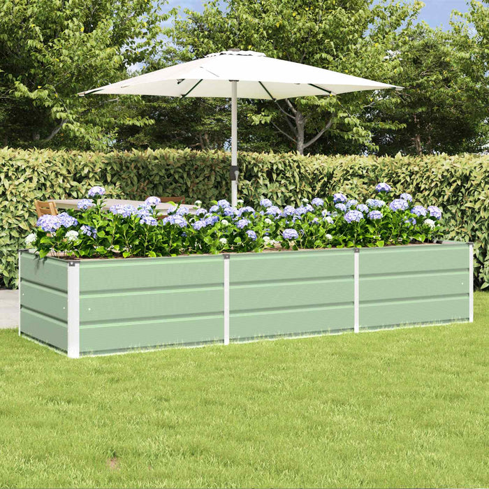 Jardinieră Verde 240 x 80 x 45 cm Oțel - WALTI WALTI