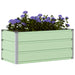 Jardinieră Verde pastel 100 x 50 x 45 cm Oțel Galvanizat - WALTI WALTI