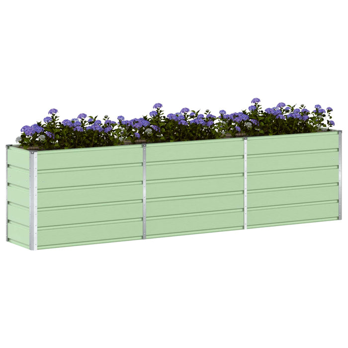 Jardinieră Verde pastel 290 x 90 x 77 cm Oțel Galvanizat - WALTI WALTI