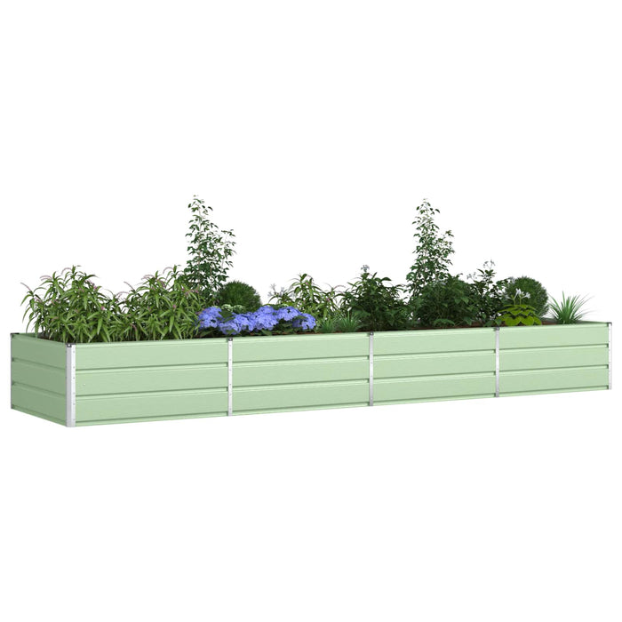 Jardinieră Verde pastel 385 x 100 x 45 cm Oțel Galvanizat - WALTI WALTI