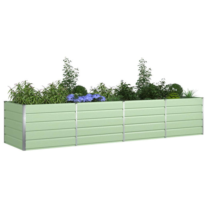 Jardinieră Verde pastel 195 x 100 x 45 cm Oțel Galvanizat - WALTI WALTI