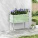 Jardinieră Verde Pastel 100 x 45 x 90 cm Oțel Galvanizat - WALTI WALTI