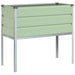 Jardinieră Verde Pastel 100 x 45 x 90 cm Oțel Galvanizat - WALTI WALTI