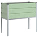 Jardinieră Verde Pastel 100 x 45 x 90 cm Oțel Galvanizat - WALTI WALTI