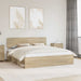 Cadru de pat cu headboard Sonoma 200 x 200 cm Lemn de pin masiv - WALTI WALTI