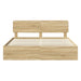 Cadru de pat cu headboard Sonoma 200 x 200 cm Lemn de pin masiv - WALTI WALTI