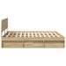Cadru de pat cu headboard Sonoma 200 x 200 cm Lemn de pin masiv - WALTI WALTI