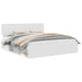 Cadru de pat cu headboard Alb 180 x 200 cm Lemn de pin masiv - WALTI WALTI