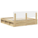 Cadru de pat cu headboard Sonoma 180 x 200 cm Lemn de pin masiv - WALTI WALTI