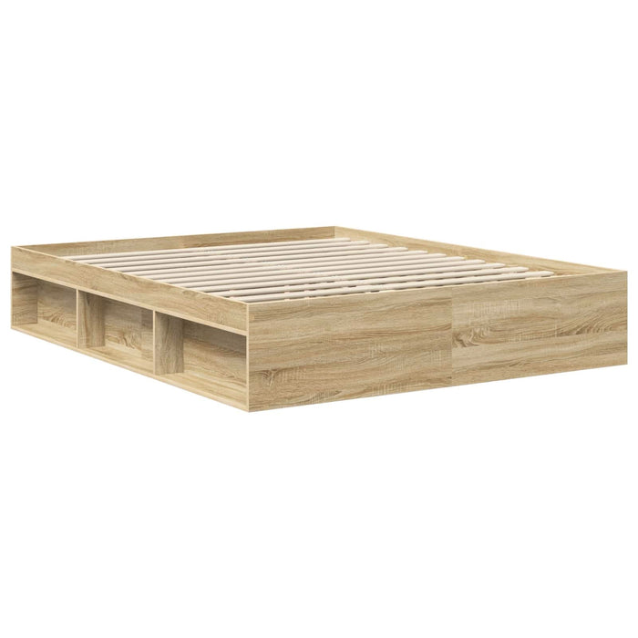 Cadru de pat cu headboard Sonoma 160 x 200 cm Lemn de pin masiv - WALTI WALTI