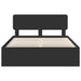 Cadru de pat cu headboard Negru 140 x 200 cm Lemn de pin masiv - WALTI WALTI