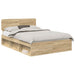 Cadru de pat cu headboard Sonoma 140 x 200 cm Lemn de pin masiv - WALTI WALTI