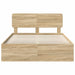 Cadru de pat cu headboard Sonoma 140 x 190 cm Lemn de pin masiv - WALTI WALTI