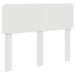 Cadru de pat cu headboard Alb 120 x 200 cm Lemn de pin masiv - WALTI WALTI