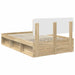 Cadru de pat cu headboard Sonoma 120 x 190 cm Lemn de pin masiv - WALTI WALTI
