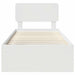 Cadru de pat cu headboard Alb 90 x 200 cm Lemn de pin masiv - WALTI WALTI