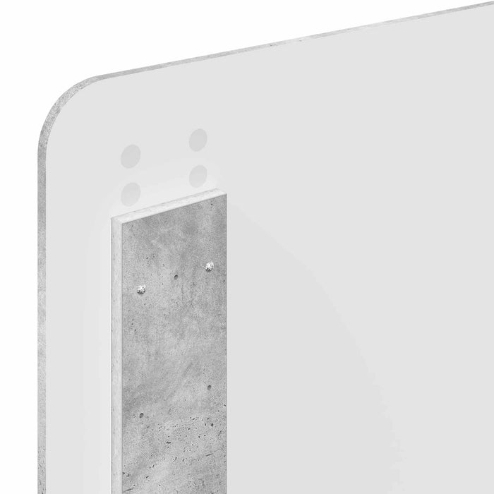 Cadru de pat Gri Concret 75 x 190 cm Lemn de pin masiv - WALTI WALTI