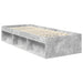 Cadru de pat Gri Concret 75 x 190 cm Lemn de pin masiv - WALTI WALTI