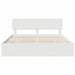 Cadru de pat cu sertar Alb 180 x 200 cm Lemn Ingineresc - WALTI WALTI