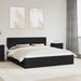 Cadru de pat cu sertar Negru 180 x 200 cm Lemn prelucrat - WALTI WALTI