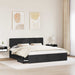 Cadru de pat cu sertar Negru 180 x 200 cm Lemn prelucrat - WALTI WALTI