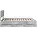Cadru de pat Gri din beton 160 x 200 cm Lemn Ingineresc - WALTI WALTI