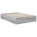 Cadru de pat cu sertar Gri Sonoma 140 x 190 cm Lemn Ingineresc - WALTI WALTI