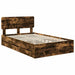 Cadru de pat Stejar fumuriu 135 x 190 cm Lemn Ingineresc - WALTI WALTI