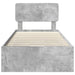 Cadru de pat Gri din beton 90 x 200 cm Lemn Ingineresc - WALTI WALTI
