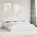 Pat cu storage cu headboard Alb 180 x 200 cm Lemn compozit - WALTI WALTI