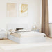 Pat cu storage cu headboard Alb 160 x 200 cm Lemn compozit - WALTI WALTI