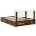 Cadru de pat cu sertar cu headboard cu depozitare Lemn compozit - WALTI WALTI