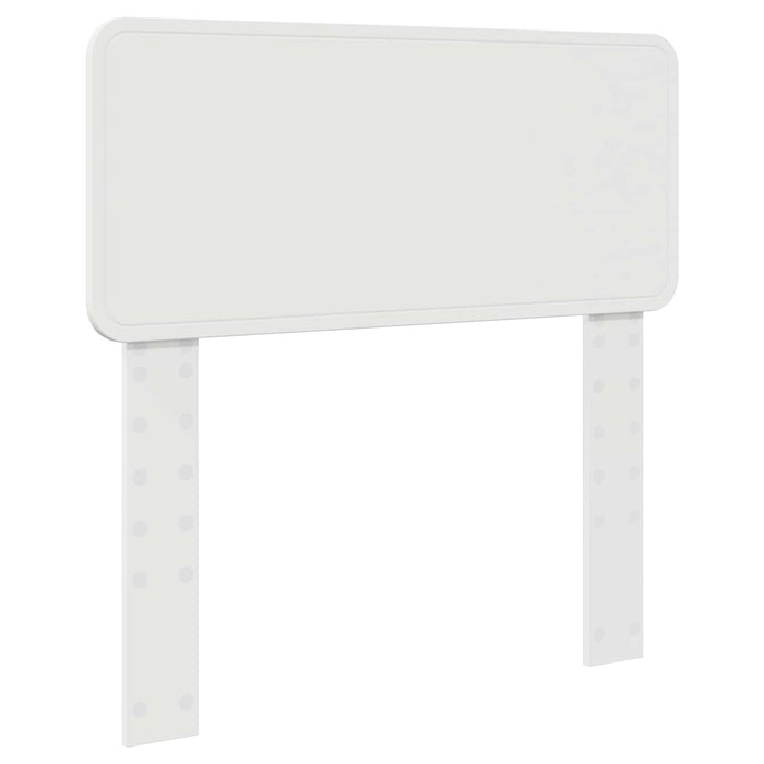 Pat cu storage cu headboard Alb 75 x 190 cm Lemn compozit - WALTI WALTI