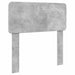Pat cu storage Gri din beton 75 x 190 cm Lemn compozit - WALTI WALTI
