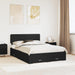 Cadru de pat cu headboard Negru 140 x 190 cm Lemn compozit - WALTI WALTI
