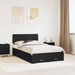 Cadru de pat cu headboard Negru 135 x 190 cm Lemn compozit - WALTI WALTI