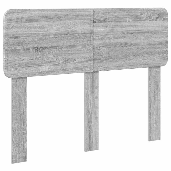 Cadru de pat cu headboard Gri Sonoma 120 x 200 cm Lemn compozit - WALTI WALTI