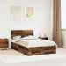 Cadru de pat cu headboard Lemn vechi 120 x 190 cm Lemn compozit - WALTI WALTI