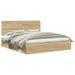 Cadru de pat cu headboard Sonoma 200 x 200 cm Lemn de pin masiv - WALTI WALTI