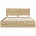 Cadru de pat cu headboard Sonoma 200 x 200 cm Lemn de pin masiv - WALTI WALTI