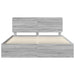 Cadru de pat Gri Sonoma 200 x 200 cm Lemn de pin masiv - WALTI WALTI