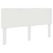 Cadru de pat cu headboard Alb 180 x 200 cm Lemn de pin masiv - WALTI WALTI