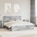 Cadru de pat cu headboard Beton 180 x 200 cm Lemn de pin masiv - WALTI WALTI