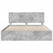 Cadru de pat cu headboard Beton 180 x 200 cm Lemn de pin masiv - WALTI WALTI