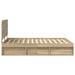 Cadru de pat cu headboard Sonoma 160 x 200 cm Lemn de pin masiv - WALTI WALTI